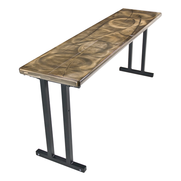 Swirl Aluminum Training Table